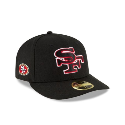 Red San Francisco 49ers Hat - New Era NFL Logo Mix Low Profile 59FIFTY Fitted Caps USA3127954